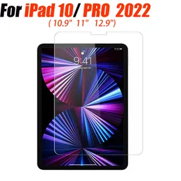 Apple iPad 10 Pro 2022 10.9 11 12.9 태블릿 패드 유리 필름에 대한 강화 유리 스크린 보호기 OPP 백 whosale