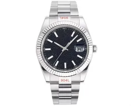 Top Top Mens Watch 3235 Mechanical Movement Watches Sapphire Anti-Scratch Lins Fine Steel Watch Case Watchband 41mm folding sp￤nne 03