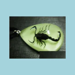 Pendant Necklaces Yqtdmy 12 Pcs Insect Fashion Scorpion Pendant Style Luminous Small Adorn Article Drop Delivery 2022 Jewelry Neckla Dhhqg