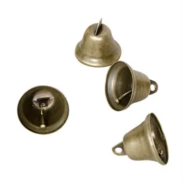 Julekorationer Craft Bells Brass Crafts Vintage Hanging Wind Chimes Making Dog Training Doorbell Christmas Tree 1,65 x 1,5 tum Bronze XB1