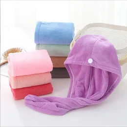 Сухое полотенце полотенце кораллы бархатные шапки для головных голов