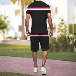 Herren-Trainingsanzüge, Jahresanzug für Herren, 2-teiliges sportliches Sport-Set, T-Shirt und Shorts-Set, Mesh-Trainingsanzug-Outfits, Herren-Vintage-Anzüge