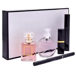 العلامة التجارية 5 في 1 مكياج هدايا مجموعة العطور Cosmetics Collection Holiday Gift Ensemble de Maquillage مقاومة للماء ماسكارا كحل مستحضرات التجميل