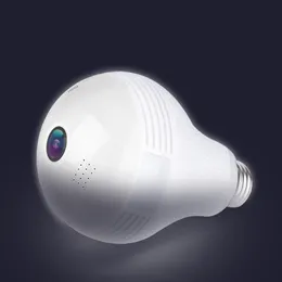 360 Grad Wireless IP -Glühmerktor 1080p E27 Lampenlampe Panoramic Fisheye Smart Home Monitor Alarm CCTV WLAN -Überwachungskamera312c