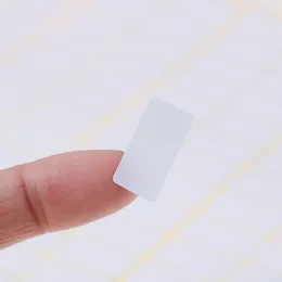Embrulho de presente 15 folhas 10 mm de adesivo branco em branco etiqueta pequena adesiva de papel adesivos adesivos de etiqueta de granulação artesanato de etiqueta