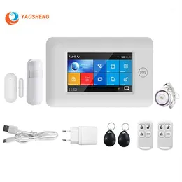 Alarm Systems Wireless Gsm Wifi Home Security System App Control With Pir Motion Sensor Door RF 433mhz Smart Kits1314g