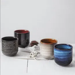 Kupalar Japon yaratıcı kahve kupa seramik retro minimalist içme suyu sütü çay fincan restoran Taza ev içecek eşyası