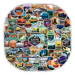 100st National Natural Park Stickers Skate Accessories Waterproof Vinyl Eesthetic Sticker för skateboard bärbar dator bagage vattenflaska bil dekaler barn gåvor leksaker leksaker