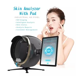 Skin Analyzer Machine Multi-Language 8 Espectro Facial Smart Magic espelho Scanner Facial Machine Máquina de umidade Análise