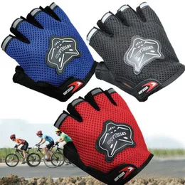Cycling Gloves 2Pair New 2022 Summer Mesh Bicycle Half Finger Cycling Gloves Fox Head Riding Gloves Cycling Equipment T221019