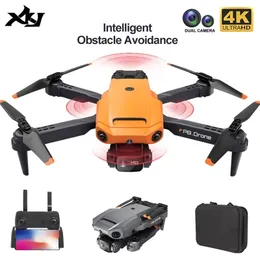 Intelligente UAV XKJ P8 Mini Drone 4K Dual Camera WiFi FPV vier zijden Infrarood Obstakel Vermijden Vouw Quadcopter Helicopter Gifts 221020