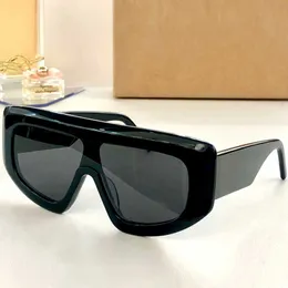 패션 브랜드 디자이너 선글라스 1016f 선글라스 남성과 여성 오버 사이즈 마스크 안경 대담하고 독특한 디자인 슈퍼 품질 안경 1016 오리지널 박스