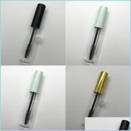 포장 병 10ml 빈 마스카라 병 용기 컨테이너 튜브 속눈썹 지팡이 브러시 둥근 속눈썹 병 Petg Clear Packing 46 J2 DR DHZPR