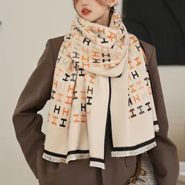 Schals Luxus Marke Winter Kaschmir Schal für Frauen Warme Pashmina Foulard Dame Pferd Scarv Decke Weibliche Dicke Weiche Scarv Schals