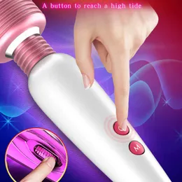 Itens de Beleza 12 Velocidade USB Dildo Vibrador Varinha Mágica Estimulador de Clitóris Vagina G-Spot Massageador Brinquedos Sensuais para Mulheres Adultos Masturbador