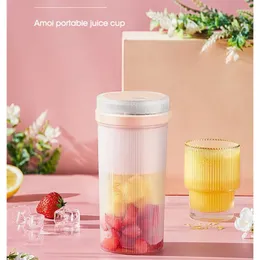 Juicers Mini liquidificador de laranja portátil Liquidificador elétrico Portão de mão, agitação de suco recarregável xícara para viagens em casa