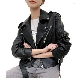 Women's Leather Genuine Jacket Women Real Sheepskin Coats Ladies Short Korean Style Jackets Famale Chaqueta Cuero Mujer SQQ92