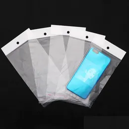 포장 가방 패키지 도매 300 개/몫 11Cm x 20Cm 4 3X7 9 명확한 Selfadhesive 인감 비닐 봉투 Opp 폴리 소매 포장 Han Dhdjz