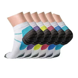 Spor çorapları Erkek ve Kadın Sıkıştırma Çorapları Koşu Basınçlı Çalışma Spor Çorapları Set başına 1 Çift T221019