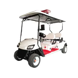Luces de alarma de asiento de asiento doble y altavoz autos eléctricos de golf de golf Catting Tour turística de cuatro ruedas Color resistente modificación opcional personalizada