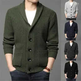 Männer Pullover Männer Pullover 2022 Herbst Und Winter Hohe Qualität Einfarbig Strickwaren Warme Sweatercoat Strickjacken Männer Kleidung