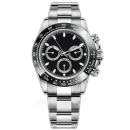 5A srebrny zegarek jakości aaa Zegarki automatyczne Projektant mechaniczny Montre de luxe 41 mm Składana klamra Złoty Hardlex Wodoodporny stoper Zegarek na rękę ew fabryka Zegarek