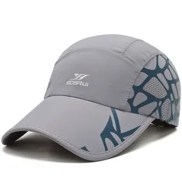 Snapbacks الصيف في الهواء الطلق الرياضة تنفس ultrathin تجفيف سريع للنساء رجالي البيسبول قبعة تسلق الجبال ركوب الأسماك صيد شمس قبعة A161 221020