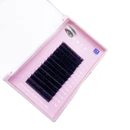 False Eyelashes C D DD Factory production Flat-haired V-shaped flowering grafting eyelash 0.15 roughness