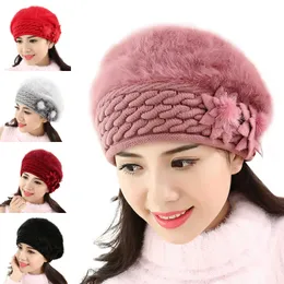 Beanie/Skull Caps 2022 Fashion New Women Beanies Solid Color Outdoor Caps Slouch Baggy Winter Warm Soft Knit Crochet Elegant Hats Mujer T221020