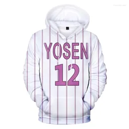 Men's Hoodies Kuroko Basket Ball Hoodie Sweatshirt SEIRIN School Uniform Cosplay Men Harajuku Anime No Basuke Pullovers