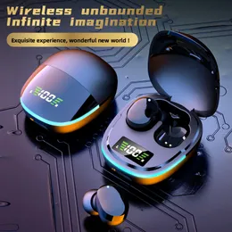 Wireless Bluetooth Earphones LED Display Earbuds Noise Reduction In-Ear Earphones Touch Control With Waterproof Headset