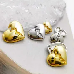 Cute Heart Buttons for Shirt Sweater Coat Metal Heart Diy Sewing Button Gold Silver
