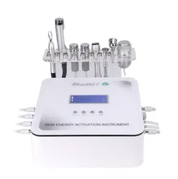 Multi-Functional Beauty Equipment 7 In 1 Needle Free Mesotherapy Electroporation Machine Bipolar RF Skin Lift Micro Derma Pen for Ance Treatment
