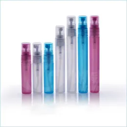 Förpackningsflaskor 5 ml 8 ml 10 ml plastsprayflaska tom kosmetik per behållare med dimma atomer munstycksprov injektionsflaskor 459 n2 drop de dh7ul