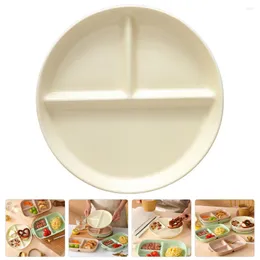 Placas Plate Snack Serving Home Divided Storage Ceramic Dinner Supplies