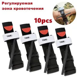 Outdoor Gadgets 10pcs Tourniquet Israeli Bandage Survival Emergency Elastic Quick Strap Hemostasis First Aid Kit Tactical Safety Exploration 221020