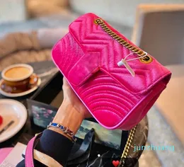 Tasarımcı-çanta zincir omuz crossbody çanta lüks kadın en kaliteli tasarımcı iyi donanım kız moda kadife alışveriş çantası çanta 4 renk