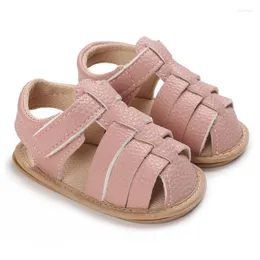 Primeiros Walkers Baby Sapatos para Crianças Sandálias Summer Summer Soft Non Slip Beach