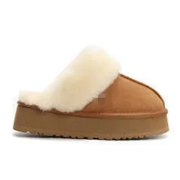 Slippers Winter Brand Slush Cotton Slippers Women Flats Shoes 2022 New Fashion Platform Nust Home Home Suede Fur Slingback Flip Flops T221020
