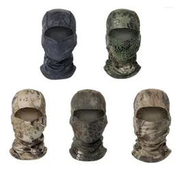 Beralar Camo Rüzgar Popary Yüz Maskesi Balaclavas Hood Açık Hava Spor Avı Kayak Koşu Binicilik Motosiklet