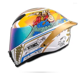 Caschi da moto Casco integrale da donna e da uomo Cappello di sicurezza da equitazione Motocross Racing Motobike Winter Saeson