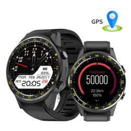 Polshorloges Outdoor Sports Smart Watch Build in GPS Positioning Tracker en Blood Pressure Monitor Compass Independent Call Support Sim Card 221020