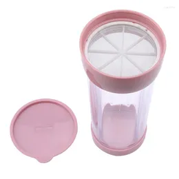 Baking Tools Kitchen Icing Sugar Dispenser Chocolate Coffee Cocoa Powder Shaker With Lid Stainless Steel Mesh Sifters Utensil