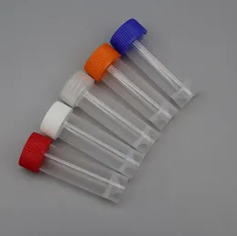Verpackungsflaschen 5 ml Plastikprobe Rohre Fläschchen -Versiegelungskappenpackungsbehälter mit Silikondichtung SN4993