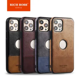 Кожаные Pu Phone Case Case Shopective Shockper Cover для iPhone 14 13 12 Pro Max Samsung