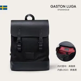 Gaston Luga 스웨덴 패션 컴퓨터 배낭 남성 배낭 여성 고용량 여행 가방 틈새 백팩