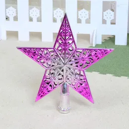 As decorações de Natal aprimoram a atmosfera linda decoração de estrelas de Top Top para casa