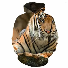 Herren Hoodies Somepet Year Sweatshirts Männer Tier Sweatshirt Gedruckt Tiger Hoodie Drucken Unisex Streetwear Herbst Mode Hohe Qualität