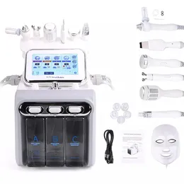 7 in 1 Diamond Hydro Dermabrasion Peeling Facial Beauty Machine con microdermabrasione a LED Mask