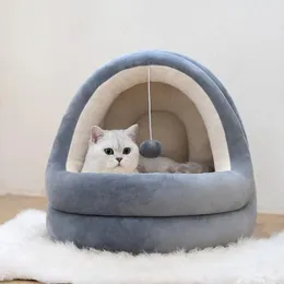 سرير Cat Nest المصمم هو جميع الفصول شبه القابلة للإزالة وقابلة للغسل